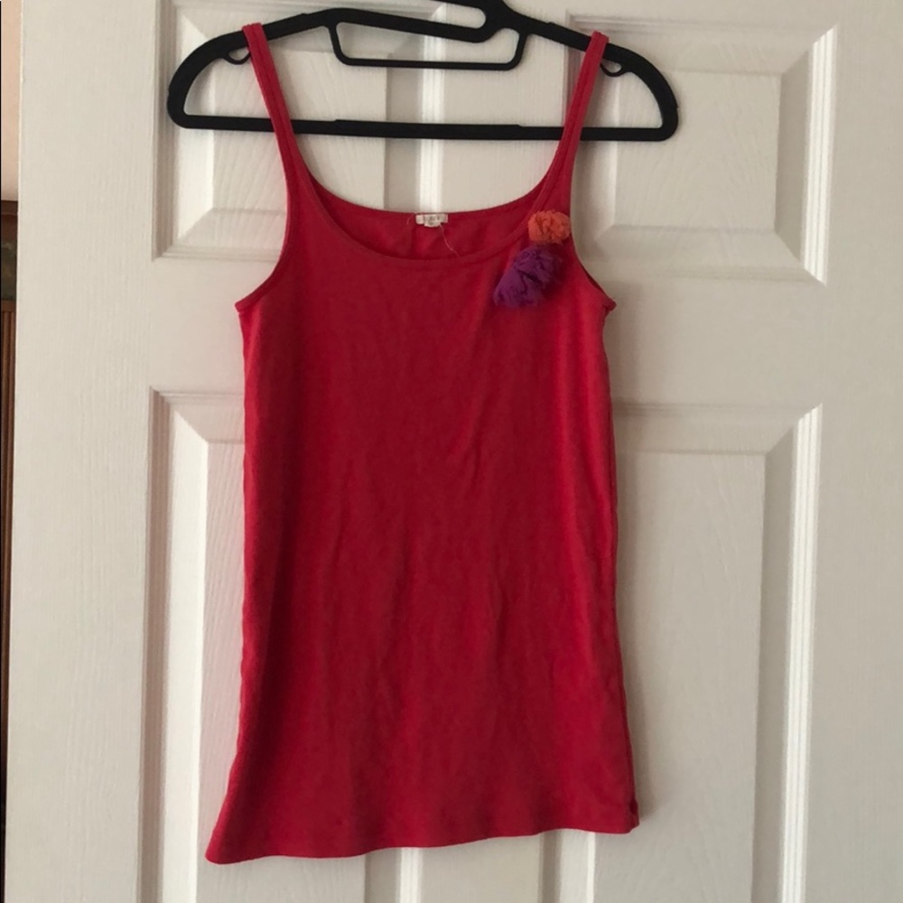 Red tank top